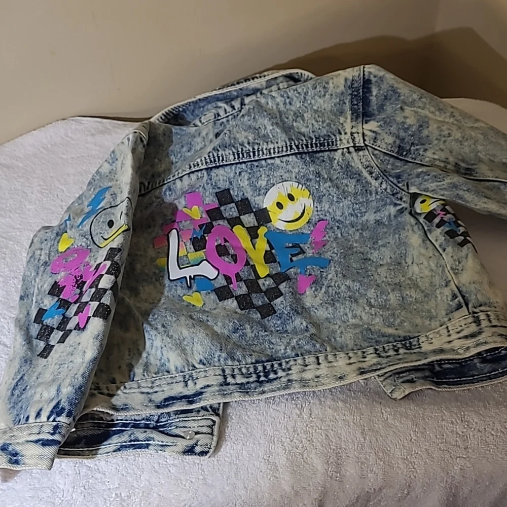 Girls Jean Jacket - Picture 3 of 4